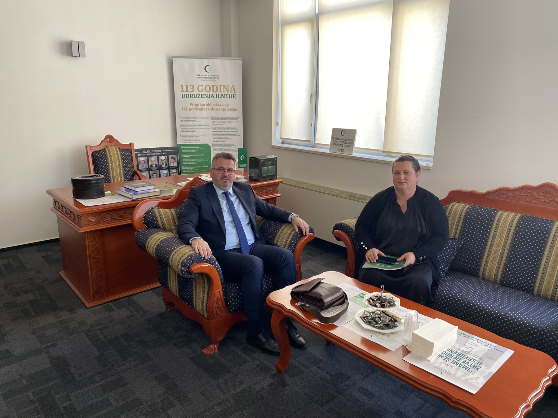 PREDSJEDNIKA UDRUŽENJA ILMIJJE POSJETILA HAVA VAROŠIĆ, ČLANICA SABORA ISLAMSKE ZAJEDNICE U BIH