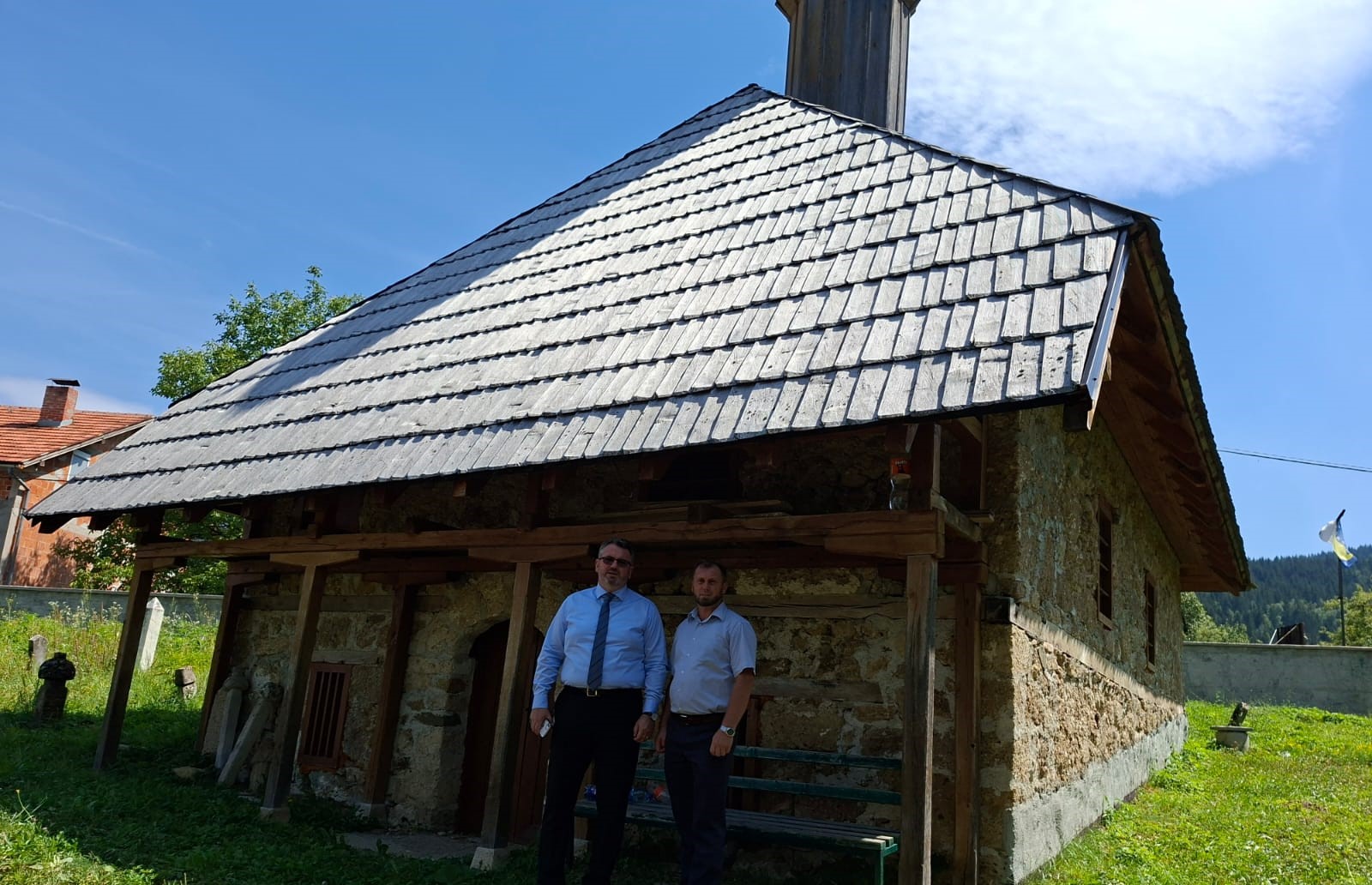 PREDSJEDNIK UDRUŽENJA ILMIJJE U POSJETI NOVOTRAVNIČKOM DŽEMATU ŠENKOVIĆI